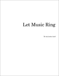 Let Music Ring SATB choral sheet music cover Thumbnail